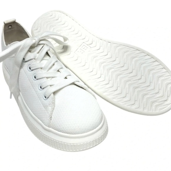 BP Sonny Off White Women's Platform Sneakers Size 8 - Picture 3 of 6
